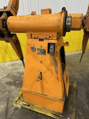 2500 LBS X 12" COOPER WEYMOUTH DOUBLE END PULL-OFF COIL REEL UNCOILER: STOCK #22618