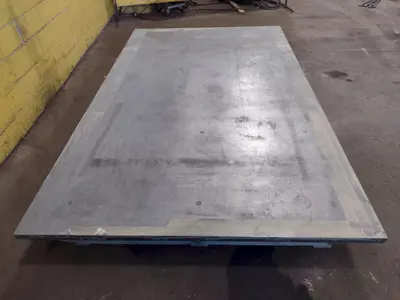 10' X 6' X 13" STEEL LAYOUT TABLE: STOCK #23784