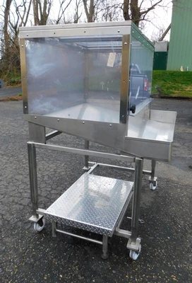 USED UNSCRAMBLING HOPPER 48" BOTTLE HOPPER