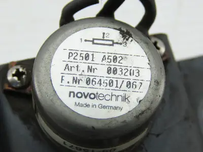Novatechnik P2501 A502 Potentiometer Assembly 003202