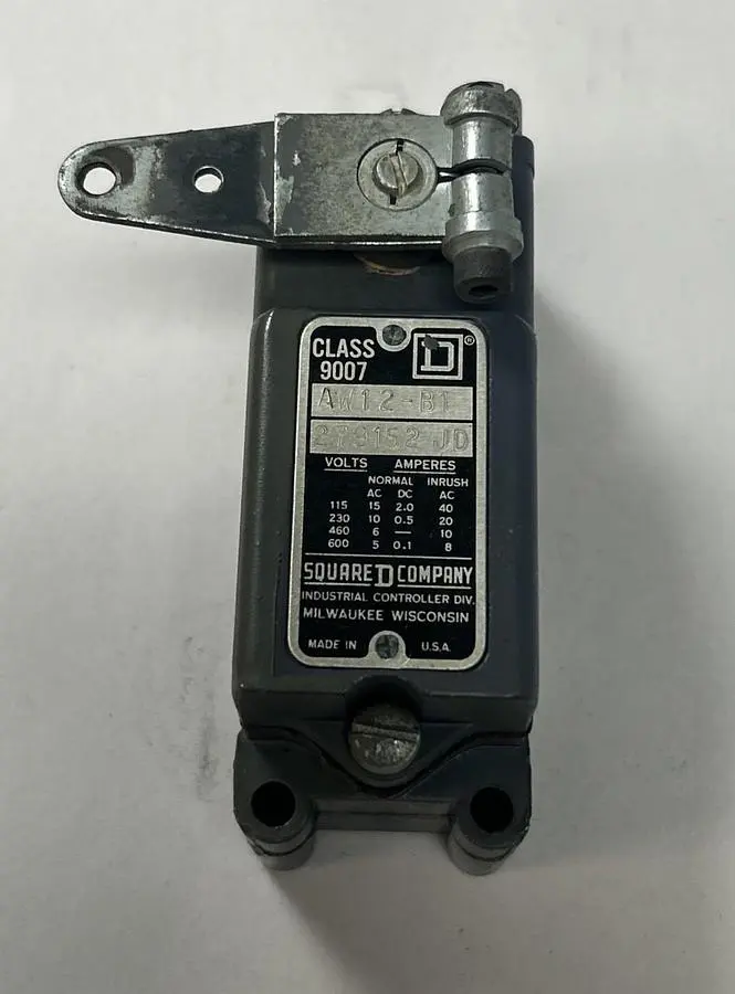 Used SQUARE D 9007AW12 Relays & Switches Ohio US | Surplus Asset Holdings #1553668