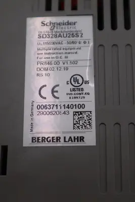 Berger Lahr SD328AU25S2 Driver STOCK B-679