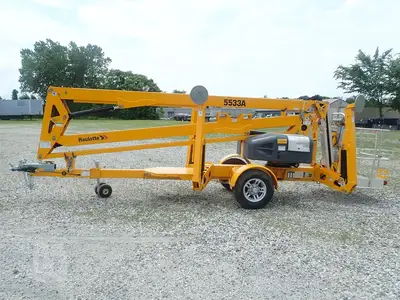 New | in-Stock 2019 Haulotte 5533A Towable Boom Lifts New York US | United Lift #1446966