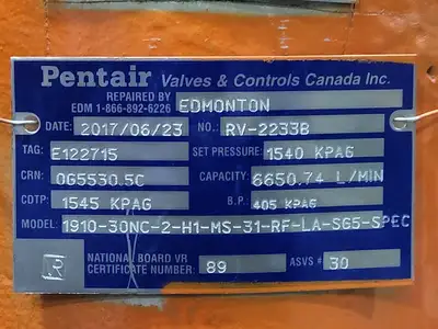 NEW CONSOLIDATED 1910-30NC-2-H1-MS-31-RF-LA-SG5-SPEC