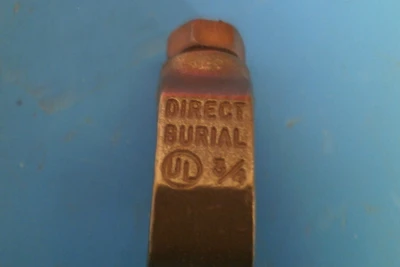 USED DIRECT BURIAL 3/4 BKBG6 2-10