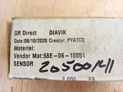 New | in-Stock KOMATSU 58E-06-10051 Misc Electrical & Power Parts British Columbia CA | Lenmark #1439800