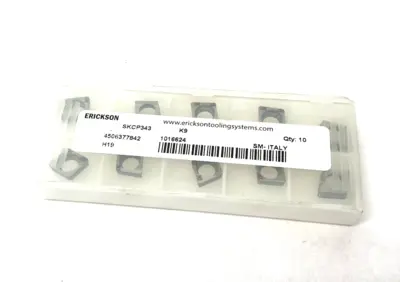 NEW ERICKSON INDEXABLE TURNING INSERT SKCP343 K9