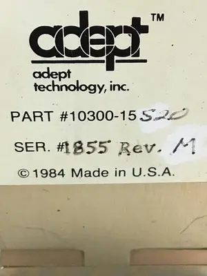 USED ADEPT 10300-15520 REV M