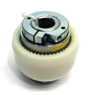 USED KTR SIZE 1 RUFLEX® TORQUE LIMITER WITH BOWEX® CURVED-TOOTH GEAR COUP.