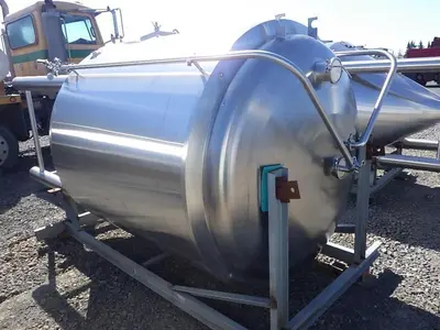 (4) Available - Used 20bbl/25hl Jacketed Conical Fermenters