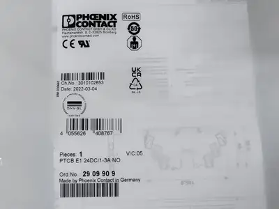 New | in-Stock PHOENIX CONTACT 2909909 Switchgears British Columbia CA | Lenmark #241085