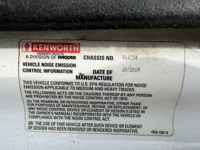Used 2020 KENWORTH T880 TRUCK TRACTOR Conventional trucks Michigan US | Miedema Asset Management Group #1709440