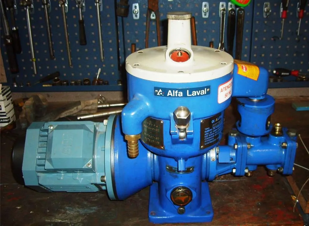 Alfa-Laval MAB 102B-14-60 oil purifier, SS bowl.