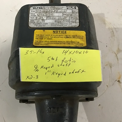 Falk Ultramite 202ULBN2A5.ON Gear Reducer 1″ Keyed Shaft 5.03 Ratio 1750 RPM
