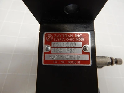 Used ZAYTRAN _UNKNOWN_ Parts (Hydraulics and Pneumatics) | OCO Industrial #1582796