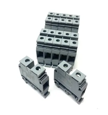 USED ABB ENTRELEC FEED-THROUGH TERMINAL BLOCK GRAY 12MM