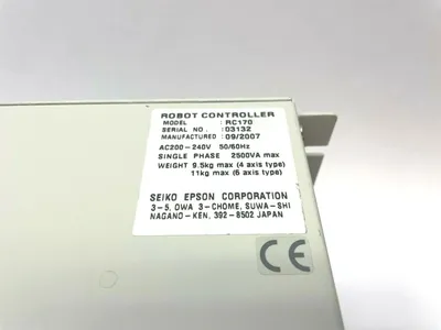 RC170 | Seiko Epson  Robot Controller, Serial No. 03132, 2007 - Used