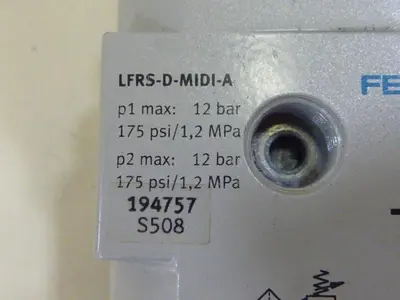 USED FESTO LFRS-D-MIDI-A