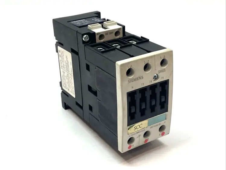 Used Siemens Contactor Starter 24VDC w/ 3RT1926-1BB00 Surge Suppressor PLC Contactors Michigan US | Maverick Industrial Sales #1393125