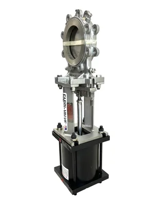 6" Fabri-Valve Stainless Steel Knife Gate Valve Air Operated