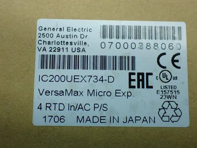 NEW GE IC200UEX734D