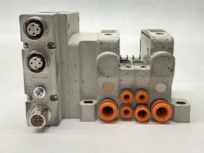 VV5QC11-02N7SDA-S | SMC  EtherCAT Pneumatic Manifold 2-Station - Used