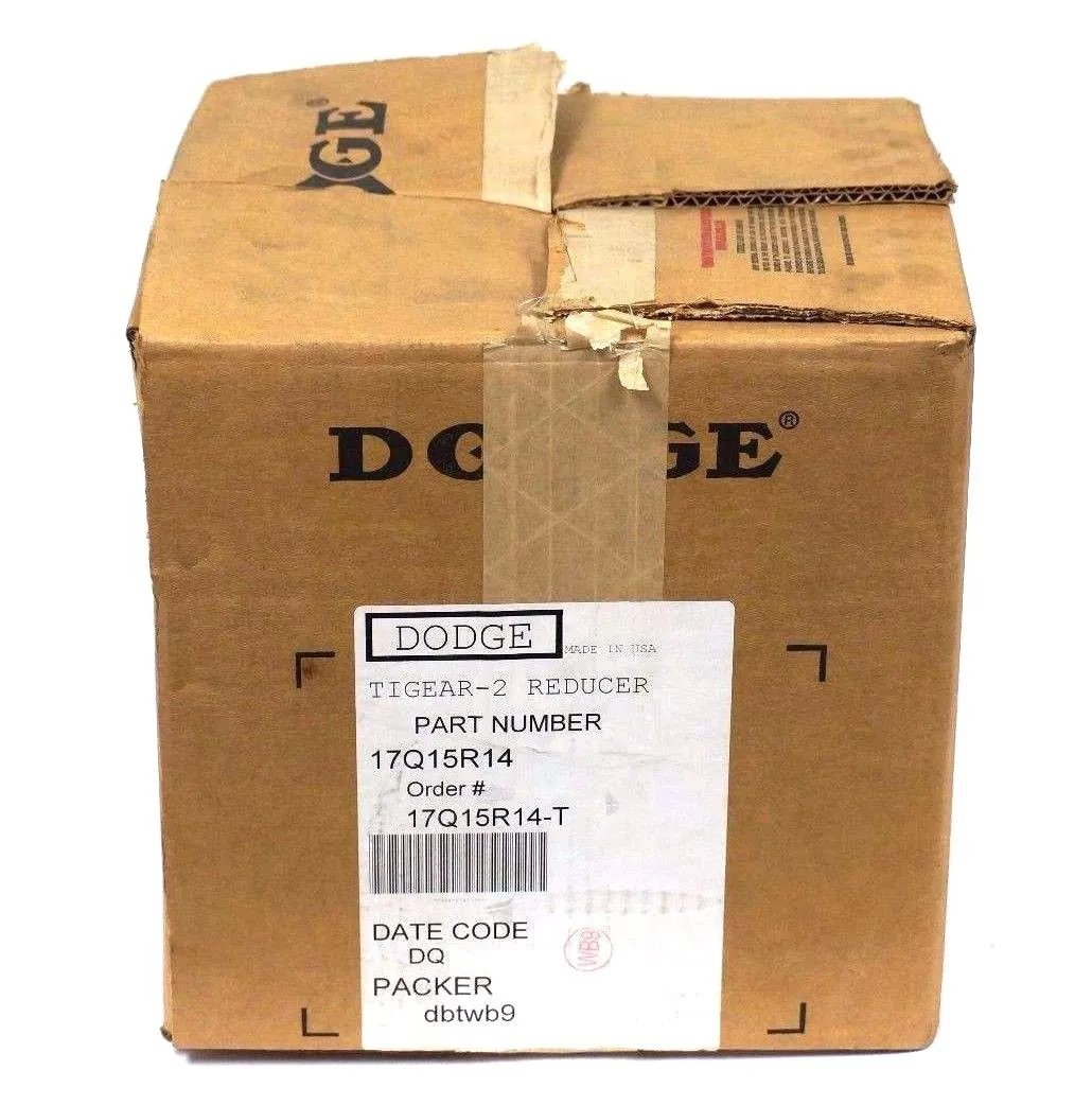 NEW DODGE 17Q15R14 TIGEAR 2 REDUCER 15:1 RATIO