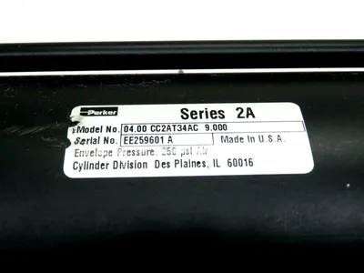 NEW PARKER 04.00-CC2AT34AC 9.000 CYLINDER SERIES 2A 0400CC2AT34AC 9000