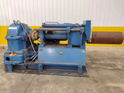 36” W X 16" ID YODER RECOILER WITH PUSH-OFF MANDREL: STOCK  #22952