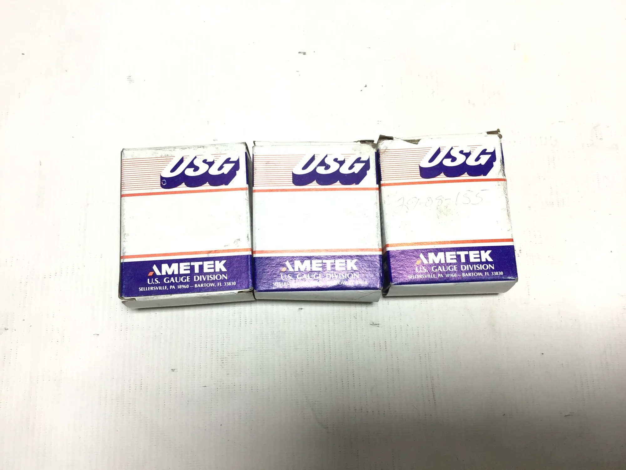 Ametek 15325 1/4″ ANPT160PSI Pressure Gauge (Lot of 3)