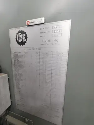 1980 GROB 4V-24 Saws | MD Equipment Services LLC (11)