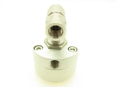 Parker 2F-V4L0-11AD-SS Series Pneumatic Inline Needle Valve 316 SS Air 1/8" Port