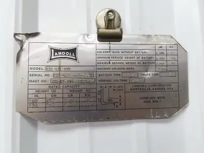 Advanced Motors & Drives FL7-4001 Landoll DC Direct Drive Motor 48V B30/42E180D