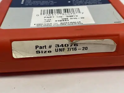 USED RECOIL PRO SERIES HELICAL INSERT THREAD REPAIR KIT, 6-INSERTS, EACH SIZE