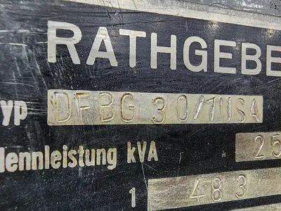 USED RATHGEBER & CO DFBG 301711S
