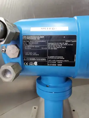 Endress+Hauser Promass 80/A 80A02-ASVWAANAB5AD Coriolis Flowmeter. 6F