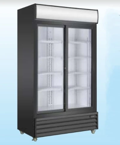 76-0042 AFE G25 39" Self Contained Double Sliding Glass Door Floral Cooler