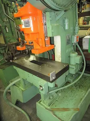 1679-230 Perkins 22 Ton HIGH SPEED Gap Frame Flywheel Power Press, Model 22
