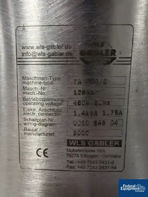 USED Gabler-KG WLS GABLER Mirrored Extruder System
