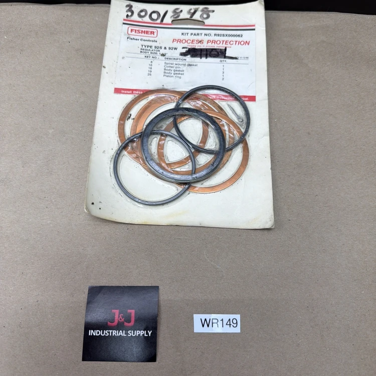 New | in-Stock Fisher R92SX000062 Parts (Hydraulics and Pneumatics) Indiana US | J&J Industrial Supply #872047