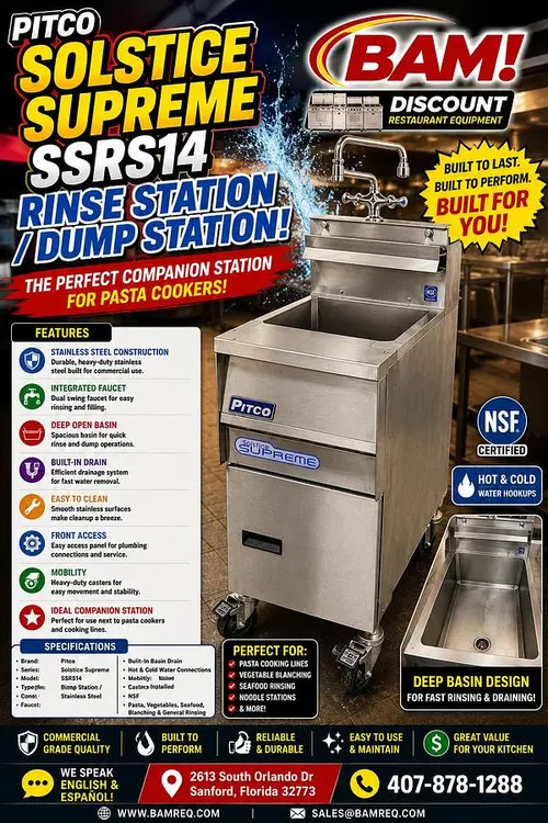 Used PITCO SSRS14 Sinks Florida US | BAM Discount Restaurant Equipment #1149625