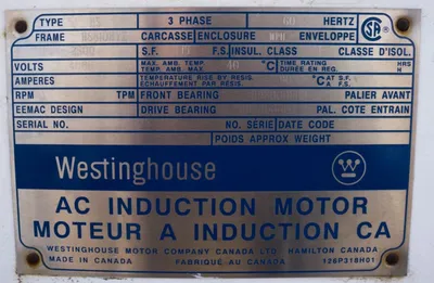 USED WESTINGHOUSE -