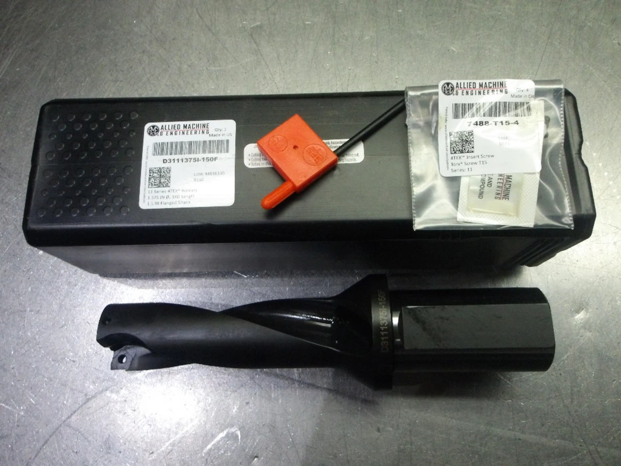 AMEC 4TEX Series 11 1.375" 3xD Coolant Thru Drill D3111375I-150F (LOC3000A)
