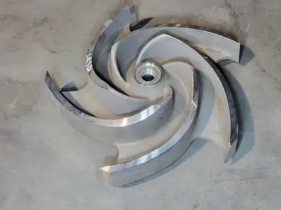 5-Vane Impeller 316SS, Size 4x6-14, 61187-2