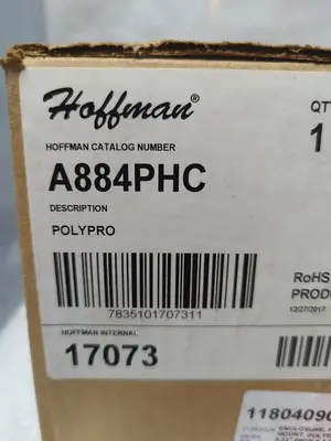 New | in-Stock HOFFMAN A884PHC Miscellaneous Equipment (Electrical & Power) Ohio US | Surplus Asset Holdings #1241594