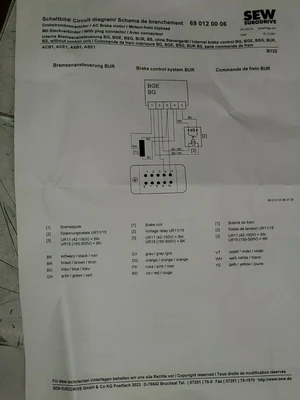 NEW SEW-EURODRIVE SA47/T DRN80M4