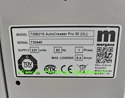 USED MORGANA AUTO-CREASER 50
