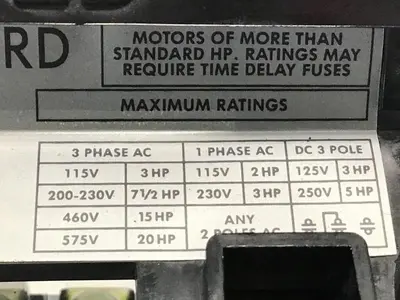 USED ALLEN BRADLEY 1494V-DS30 SER A