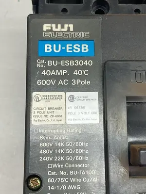 Used FUJI ELECTRIC BU-ESB3040 Miscellaneous Equipment (Electrical & Power) | Surplus Asset Holdings #1197164