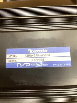 NSD Absoservo Turn Table Motor ASMA-22M-4500A 1 1/4” Shaft -NIB